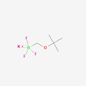 molecular formula C5H11BF3KO B1420151 Potassium (tert-butoxymethyl)trifluoroborate CAS No. 910251-10-4