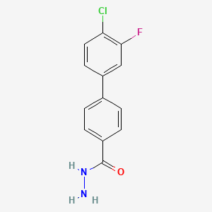 4'-Chloro-3'-fluoro[1,1'-biphenyl]-4-carbohydrazide