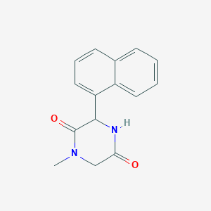 1-Methyl-3-(1-naphthyl)piperazine-2,5-dione