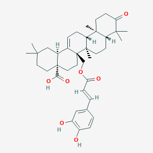 molecular formula C39H52O7 B142016 Myriceron caffeoyl ester CAS No. 142877-49-4