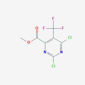 Methyl 2,6-dichloro-5-(trifluoromethyl)-4-pyrimidinecarboxylate