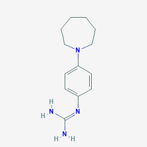 N-(4-azepan-1-ylphenyl)guanidine