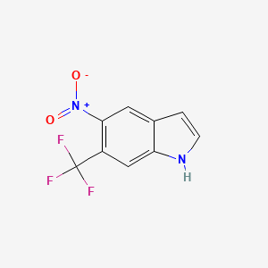 5-nitro-6-(trifluoromethyl)-1H-indole