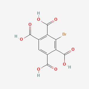 molecular formula C10H5BrO8 B14201759 3-Bromobenzene-1,2,4,5-tetracarboxylic acid CAS No. 828922-44-7