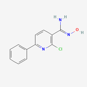 2-chloro-N'-hydroxy-6-phenyl-3-pyridinecarboximidamide
