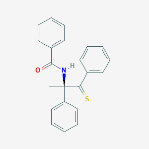 molecular formula C22H19NOS B14201784 N-[(2R)-1,2-Diphenyl-1-sulfanylidenepropan-2-yl]benzamide CAS No. 917876-81-4