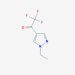 1-(1-ethyl-1H-pyrazol-4-yl)-2,2,2-trifluoroethan-1-one