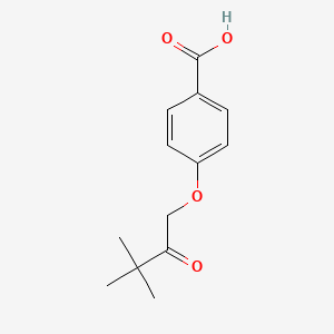 4-(3,3-Dimethyl-2-oxobutoxy)benzoic acid