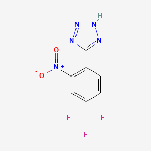 5-[2-nitro-4-(trifluoromethyl)phenyl]-2H-1,2,3,4-tetraazole