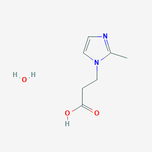 3-(2-Methyl-1H-imidazol-1-yl)propanoic acid hydrate