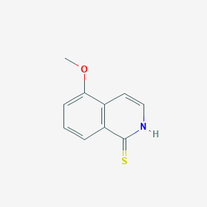molecular formula C10H9NOS B1420192 5-Methoxyisoquinoline-1-thiol CAS No. 1204296-52-5