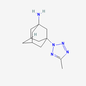 molecular formula C12H19N5 B1420201 3-(5-Methyl-2H-tetrazol-2-YL)-1-adamantanamine CAS No. 915923-76-1