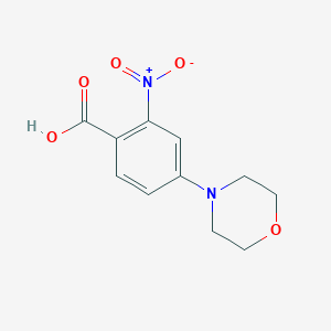 molecular formula C11H12N2O5 B1420204 4-Morpholin-4-yl-2-nitrobenzoic acid CAS No. 404010-98-6