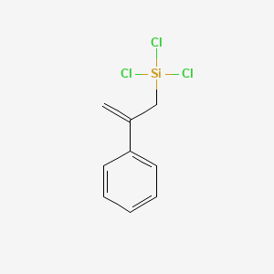 molecular formula C9H9Cl3Si B14202051 Trichloro(2-phenylprop-2-en-1-yl)silane CAS No. 831215-57-7
