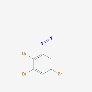 molecular formula C10H11Br3N2 B14202100 Diazene, (1,1-dimethylethyl)(2,3,5-tribromophenyl)- CAS No. 832077-09-5