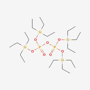 molecular formula C24H60O7P2Si4 B14202155 Tetrakis(triethylsilyl) diphosphate CAS No. 830326-70-0