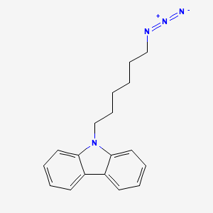 molecular formula C18H20N4 B14202158 9-(6-Azidohexyl)-9H-carbazole CAS No. 828941-37-3