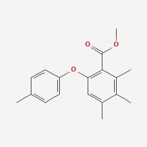 molecular formula C18H20O3 B14202165 Methyl 2,3,4-trimethyl-6-(4-methylphenoxy)benzoate CAS No. 917592-90-6