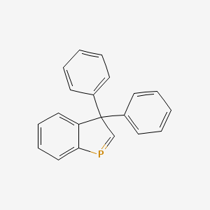 molecular formula C20H15P B14202175 3,3-Diphenyl-3H-phosphindole CAS No. 919766-03-3