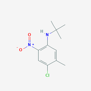 molecular formula C11H15ClN2O2 B14202213 n-Tert-butyl-4-chloro-5-methyl-2-nitroaniline CAS No. 849041-78-7
