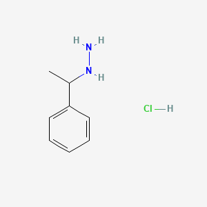molecular formula C8H13ClN2 B1420225 Mebanazine hydrochloride CAS No. 29248-55-3