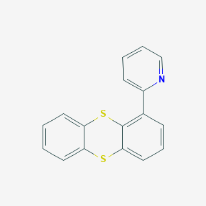 molecular formula C17H11NS2 B14202267 2-(Thianthren-1-yl)pyridine CAS No. 878000-38-5