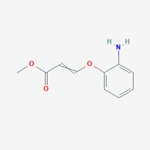 molecular formula C10H11NO3 B14202312 Methyl 3-(2-aminophenoxy)prop-2-enoate CAS No. 917872-58-3