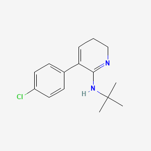 molecular formula C15H19ClN2 B14202366 N-tert-Butyl-3-(4-chlorophenyl)-5,6-dihydropyridin-2-amine CAS No. 917886-26-1