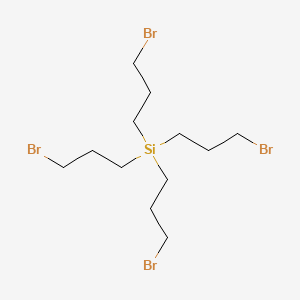 molecular formula C12H24Br4Si B14202438 Silane, tetrakis(3-bromopropyl)- CAS No. 850883-22-6