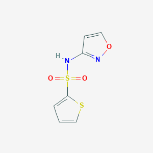 molecular formula C7H6N2O3S2 B14202504 N-(1,2-oxazol-3-yl)thiophene-2-sulfonamide CAS No. 900414-85-9