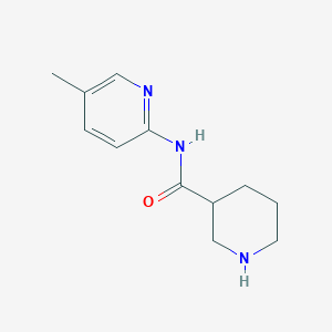 N-(5-methylpyridin-2-yl)piperidine-3-carboxamide