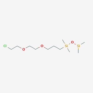molecular formula C11H26ClO3Si2 B14202556 CID 78067670 