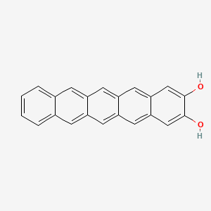 molecular formula C22H14O2 B14202651 Pentacene-2,3-diol CAS No. 865648-22-2