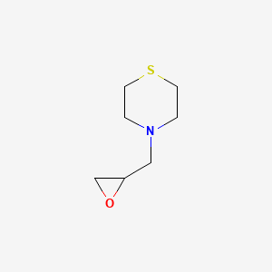 molecular formula C7H13NOS B1420267 4-(环氧-2-基甲基)硫吗啉 CAS No. 1042782-25-1
