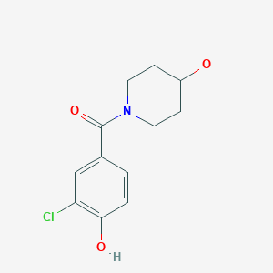 2-Chloro-4-(4-methoxypiperidine-1-carbonyl)phenol