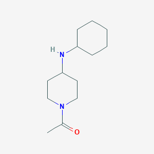 1-[4-(Cyclohexylamino)piperidin-1-YL]ethan-1-one