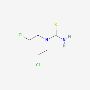 molecular formula C5H10Cl2N2S B14202696 N,N-Bis(2-chloroethyl)thiourea CAS No. 859800-57-0