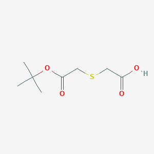 molecular formula C8H14O4S B1420272 2-{[2-(Tert-butoxy)-2-oxoethyl]sulfanyl}acetic acid CAS No. 204133-20-0