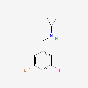 N-(3-bromo-5-fluorobenzyl)cyclopropanamine