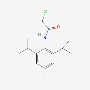 molecular formula C14H19ClINO B14202844 2-Chloro-N-[4-iodo-2,6-di(propan-2-yl)phenyl]acetamide CAS No. 832133-12-7