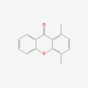 molecular formula C15H12O2 B14202898 1,4-Dimethylxanthen-9-one 