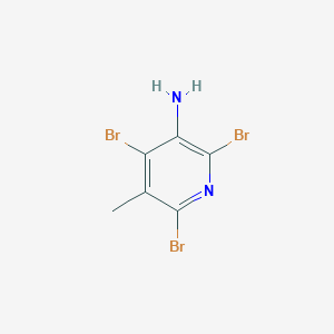 molecular formula C6H5Br3N2 B142029 2,4,6-Tribromo-5-methylpyridin-3-amine CAS No. 126325-52-8