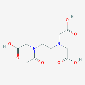 molecular formula C10H16N2O7 B14202963 N-Acetyl-N-{2-[bis(carboxymethyl)amino]ethyl}glycine CAS No. 827043-86-7