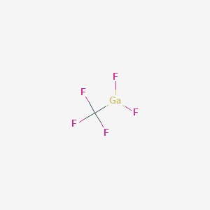 molecular formula CF5Ga B14202986 Difluoro(trifluoromethyl)gallane CAS No. 827027-10-1