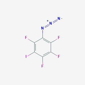 molecular formula C6F4IN3 B14203002 1-Azido-2,3,4,6-tetrafluoro-5-iodobenzene CAS No. 923294-26-2