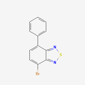 molecular formula C12H7BrN2S B14203046 4-Bromo-7-phenyl-2,1,3-benzothiadiazole CAS No. 830325-98-9