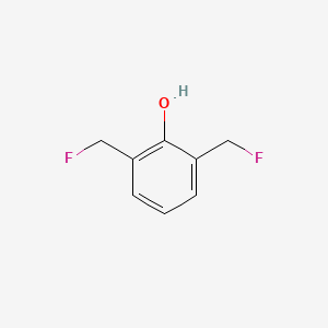molecular formula C8H8F2O B14203120 2,6-Bis(fluoromethyl)phenol CAS No. 846021-09-8