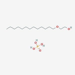 molecular formula C15H35O6P B14203139 Phosphoric acid;2-tridecoxyethanol CAS No. 848592-69-8
