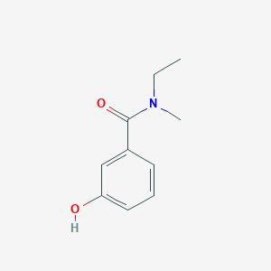 molecular formula C10H13NO2 B1420316 N-ethyl-3-hydroxy-N-methylbenzamide CAS No. 1094918-79-2