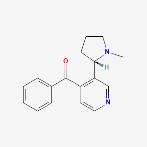 molecular formula C17H18N2O B14203205 Methanone, [3-[(2S)-1-methyl-2-pyrrolidinyl]-4-pyridinyl]phenyl- CAS No. 919079-45-1